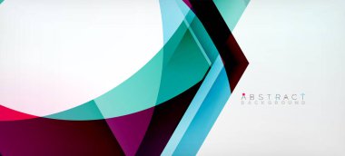 Vektör renk altıgenler geometrik soyut arkaplan