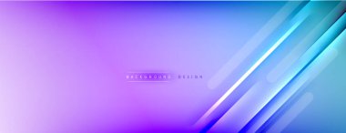 Soyut arkaplan - çizgiler ışık ve gölgelerle oluşturuldu. Teknoloji ya da iş dijital şablonu. Dinamik arkaplan ile basit akışkan renk gradyanı
