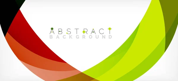 Color circle shapes, minimal geometric background. Trendy dynamic composition. Vector Illustration For Wallpaper, Banner, Background, Landing Page — Vector de stock