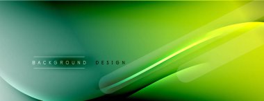 Soyut arkaplan - çizgiler ışık ve gölgelerle oluşturuldu. Teknoloji ya da iş dijital şablonu. Dinamik arkaplan ile basit akışkan renk gradyanı