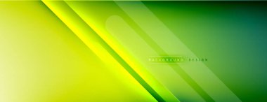 Soyut arkaplan - çizgiler ışık ve gölgelerle oluşturuldu. Teknoloji ya da iş dijital şablonu. Dinamik arkaplan ile basit akışkan renk gradyanı