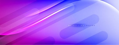 Soyut arkaplan - çizgiler ışık ve gölgelerle oluşturuldu. Teknoloji ya da iş dijital şablonu. Dinamik arkaplan ile basit akışkan renk gradyanı