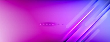 Soyut arkaplan - çizgiler ışık ve gölgelerle oluşturuldu. Teknoloji ya da iş dijital şablonu. Dinamik arkaplan ile basit akışkan renk gradyanı