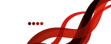 Soyut arkaplan - beyaz desen üzerinde şeffaf dalgalı çizgiler. Duvar Kağıdı, Sancak, Arkaplan, İniş Sayfası için Vektör İllüstrasyonu