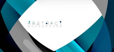 Color circle shapes, minimal geometric background. Trendy dynamic composition. Vector Illustration For Wallpaper, Banner, Background, Landing Page