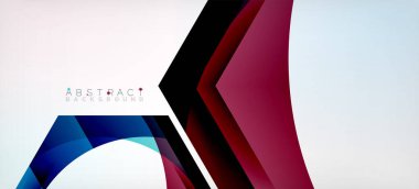 Vektör renk altıgenler geometrik soyut arkaplan