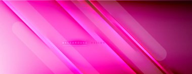 Soyut arkaplan - çizgiler ışık ve gölgelerle oluşturuldu. Teknoloji ya da iş dijital şablonu. Dinamik arkaplan ile basit akışkan renk gradyanı