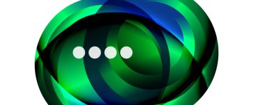 Akışkan eğimler, girdaplar ve daireler. Parlak renk çizgileri. Duvar Kağıdı, Sancak, Arkaplan, İniş Sayfası için Vektör İllüstrasyonu