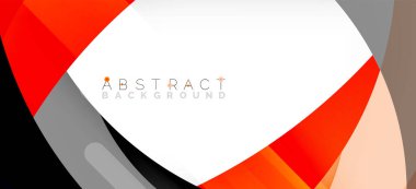 Color circle shapes, minimal geometric background. Trendy dynamic composition. Vector Illustration For Wallpaper, Banner, Background, Landing Page