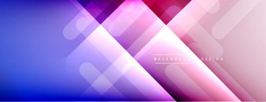 Dinamik çizgiler soyut arkaplan. Üç boyutlu gölge efektleri ve sıvı eğimleri. Modern çakışma biçimleri