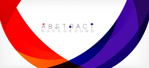 Color circle shapes, minimal geometric background. Trendy dynamic composition. Vector Illustration For Wallpaper, Banner, Background, Landing Page — Vettoriale Stock