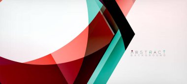 Vektör renk altıgenler geometrik soyut arkaplan