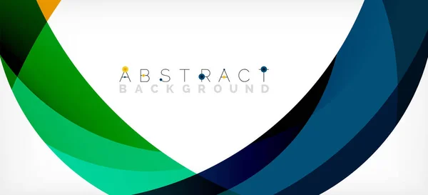 Color circle shapes, minimal geometric background. Trendy dynamic composition. Vector Illustration For Wallpaper, Banner, Background, Landing Page — Vector de stock