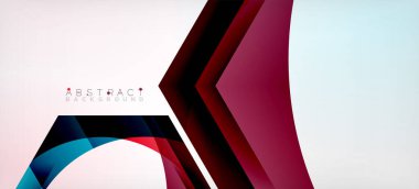 Şeffaf altıgenler geometrik şekiller soyut arkaplan