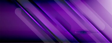 Soyut arkaplan - çizgiler ışık ve gölgelerle oluşturuldu. Teknoloji ya da iş dijital şablonu. Dinamik arkaplan ile basit akışkan renk gradyanı