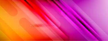 Soyut arkaplan - çizgiler ışık ve gölgelerle oluşturuldu. Teknoloji ya da iş dijital şablonu. Dinamik arkaplan ile basit akışkan renk gradyanı