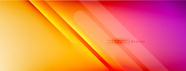 Soyut arkaplan - çizgiler ışık ve gölgelerle oluşturuldu. Teknoloji ya da iş dijital şablonu. Dinamik arkaplan ile basit akışkan renk gradyanı