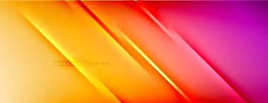 Soyut arkaplan - çizgiler ışık ve gölgelerle oluşturuldu. Teknoloji ya da iş dijital şablonu. Dinamik arkaplan ile basit akışkan renk gradyanı