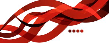 Soyut arkaplan - beyaz desen üzerinde şeffaf dalgalı çizgiler. Duvar Kağıdı, Sancak, Arkaplan, İniş Sayfası için Vektör İllüstrasyonu