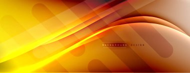 Soyut arkaplan - çizgiler ışık ve gölgelerle oluşturuldu. Teknoloji ya da iş dijital şablonu. Dinamik arkaplan ile basit akışkan renk gradyanı