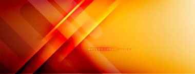 Soyut arkaplan - çizgiler ışık ve gölgelerle oluşturuldu. Teknoloji ya da iş dijital şablonu. Dinamik arkaplan ile basit akışkan renk gradyanı