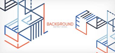 Soyut arkaplan. Beyaz arkaplanda renk çizgileri. Doğrusal soyut kompozisyon. Duvar kağıdı, afiş, arkaplan, iniş sayfası için tekno veya iş konsepti