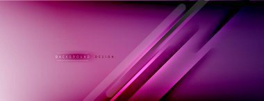 Soyut arkaplan - çizgiler ışık ve gölgelerle oluşturuldu. Teknoloji ya da iş dijital şablonu. Dinamik arkaplan ile basit akışkan renk gradyanı