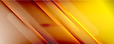 Soyut arkaplan - çizgiler ışık ve gölgelerle oluşturuldu. Teknoloji ya da iş dijital şablonu. Dinamik arkaplan ile basit akışkan renk gradyanı