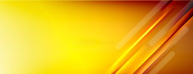 Soyut arkaplan - çizgiler ışık ve gölgelerle oluşturuldu. Teknoloji ya da iş dijital şablonu. Dinamik arkaplan ile basit akışkan renk gradyanı