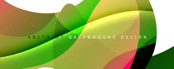 Trendy eenvoudige vloeiende kleurverloop abstracte achtergrond met dynamische golflijn effect. Vector Illustratie voor Behang, Banner, Achtergrond, Kaart, Boek Illustratie, Landingspagina — Stockvector