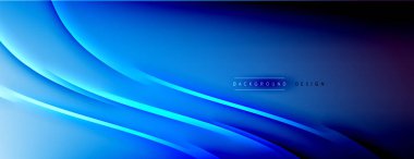 Soyut arkaplan - çizgiler ışık ve gölgelerle oluşturuldu. Teknoloji ya da iş dijital şablonu. Dinamik arkaplan ile basit akışkan renk gradyanı