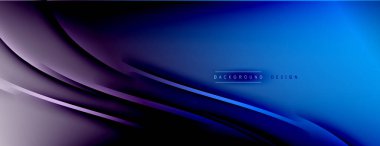 Soyut arkaplan - çizgiler ışık ve gölgelerle oluşturuldu. Teknoloji ya da iş dijital şablonu. Dinamik arkaplan ile basit akışkan renk gradyanı