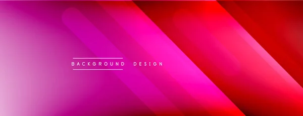 Dynamic lines abstract background. 3D shadow effects and fluid gradients. Modern overlapping forms — Stock Vector