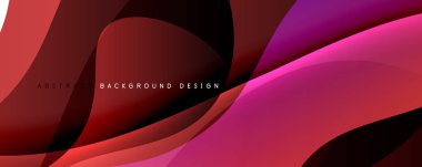 Dinamik dalga çizgisi efektli basit akışkan renk gradyan soyut arka plan. Duvar Kağıdı, Sancak, Arkaplan, Kart, Kitap İllüstrasyonu, İniş Sayfası