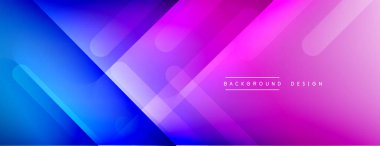 Dinamik çizgiler soyut arkaplan. Üç boyutlu gölge efektleri ve sıvı eğimleri. Modern çakışma biçimleri