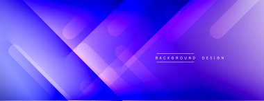 Dinamik çizgiler soyut arkaplan. Üç boyutlu gölge efektleri ve sıvı eğimleri. Modern çakışma biçimleri