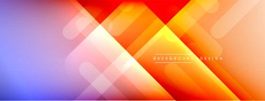 Dinamik çizgiler soyut arkaplan. Üç boyutlu gölge efektleri ve sıvı eğimleri. Modern çakışma biçimleri