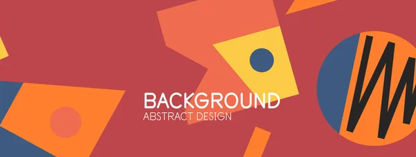 Fondo abstracto con bloques, líneas, formas geométricas. Techno o concepto de negocio para fondo de pantalla, banner, fondo, landing page — Vector de stock