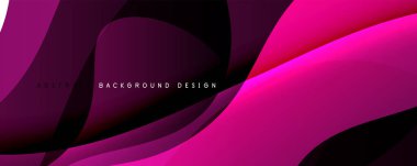 Dinamik dalga çizgisi efektli basit akışkan renk gradyan soyut arka plan. Duvar Kağıdı, Sancak, Arkaplan, Kart, Kitap İllüstrasyonu, İniş Sayfası