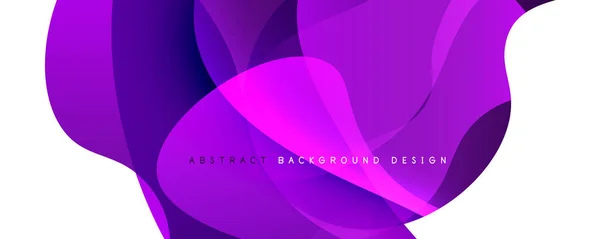 Trendy simple fluid color gradient abstract background with dynamic wave line effect. Vector Illustration For Wallpaper, Banner, Background, Card, Book Illustration, landing page — Stock Vector