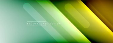 Dinamik çizgiler soyut arkaplan. Üç boyutlu gölge efektleri ve sıvı eğimleri. Modern çakışma biçimleri