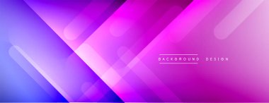 Dinamik çizgiler soyut arkaplan. Üç boyutlu gölge efektleri ve sıvı eğimleri. Modern çakışma biçimleri