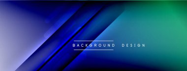 Dinamik çizgiler soyut arkaplan. Üç boyutlu gölge efektleri ve sıvı eğimleri. Modern çakışma biçimleri