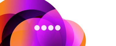 Akışkan eğimler, girdaplar ve daireler. Parlak renk çizgileri. Duvar Kağıdı, Sancak, Arkaplan, İniş Sayfası için Vektör İllüstrasyonu