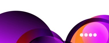 Akışkan eğimler, girdaplar ve daireler. Parlak renk çizgileri. Duvar Kağıdı, Sancak, Arkaplan, İniş Sayfası için Vektör İllüstrasyonu