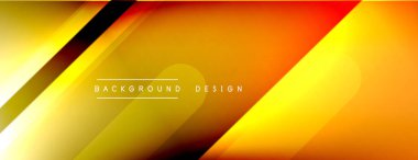 Dinamik çizgiler soyut arkaplan. Üç boyutlu gölge efektleri ve sıvı eğimleri. Modern çakışma biçimleri