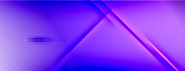 Soyut arkaplan - çizgiler ışık ve gölgelerle oluşturuldu. Teknoloji ya da iş dijital şablonu. Dinamik arkaplan ile basit akışkan renk gradyanı