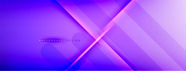 Soyut arkaplan - çizgiler ışık ve gölgelerle oluşturuldu. Teknoloji ya da iş dijital şablonu. Dinamik arkaplan ile basit akışkan renk gradyanı