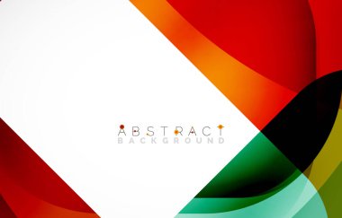 Minimum arkaplan. Dalgalı şekillerle oluşturulmuş yuvarlak köşeli soyut kare şekiller. Duvar Kağıdı, Sancak, Arkaplan, İniş Sayfası için Vektör İllüstrasyonu