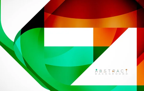 Minimale achtergrond. Abstract vierkante vorm met ronde hoeken gemaakt met golvende vormen. Vector Illustratie voor Behang, Banner, Achtergrond, Landingspagina — Stockvector